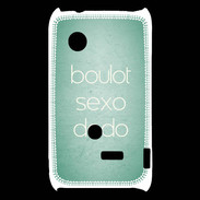 Coque Sony Xperia Typo Boulot Sexo Dodo Vert ZG