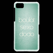 Coque Blackberry Z10 Boulot Sexo Dodo Vert ZG