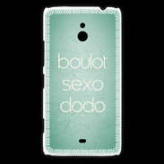 Coque Nokia Lumia 1320 Boulot Sexo Dodo Vert ZG