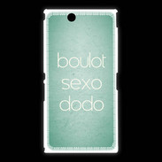 Coque Sony Xpéria Z Ultra Boulot Sexo Dodo Vert ZG