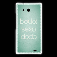 Coque Huawei Ascend Mate Boulot Sexo Dodo Vert ZG