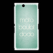 Coque Sony Xpéria Z Ultra Moto Boulot Dodo Vert ZG