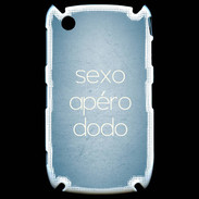 Coque Blackberry 8520 Sexo Apéro Dodo Bleu ZG