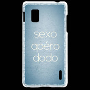 Coque LG Optimus G Sexo Apéro Dodo Bleu ZG