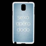 Coque Samsung Galaxy Note 3 Sexo Apéro Dodo Bleu ZG