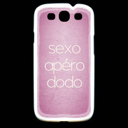 Coque Samsung Galaxy S3 Sexo Apéro Dodo rose ZG