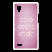 Coque LG Optimus L9 Sexo Apéro Dodo rose ZG
