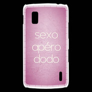 Coque LG Nexus 4 Sexo Apéro Dodo rose ZG