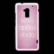 Coque HTC One Max Sexo Apéro Dodo rose ZG