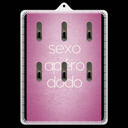 Porte clés Sexo Apéro Dodo rose ZG