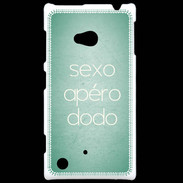 Coque Nokia Lumia 720 Sexo Apéro Dodo vert ZG