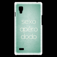 Coque LG Optimus L9 Sexo Apéro Dodo vert ZG