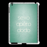 Coque iPad 2/3 Sexo Apéro Dodo vert ZG