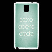 Coque Samsung Galaxy Note 3 Sexo Apéro Dodo vert ZG