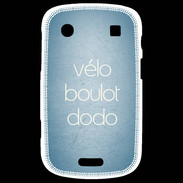 Coque Blackberry Bold 9900 Vélo Boulot Dodo Bleu ZG