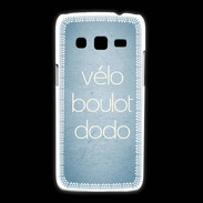 Coque Samsung Galaxy Express2 Vélo Boulot Dodo Bleu ZG