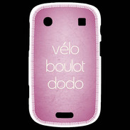 Coque Blackberry Bold 9900 Vélo Boulot Dodo Rose ZG
