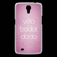 Coque Samsung Galaxy Mega Vélo Boulot Dodo Rose ZG