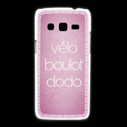 Coque Samsung Galaxy Express2 Vélo Boulot Dodo Rose ZG