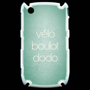 Coque Blackberry 8520 Vélo Boulot Dodo Vert ZG