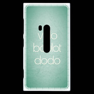 Coque Nokia Lumia 920 Vélo Boulot Dodo Vert ZG