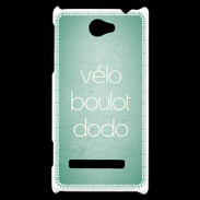 Coque HTC Windows Phone 8S Vélo Boulot Dodo Vert ZG