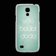 Coque Samsung Galaxy S4mini Vélo Boulot Dodo Vert ZG