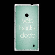 Coque Nokia Lumia 520 Vélo Boulot Dodo Vert ZG