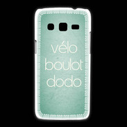 Coque Samsung Galaxy Express2 Vélo Boulot Dodo Vert ZG