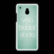 Coque HTC One Mini Vélo Boulot Dodo Vert ZG