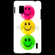 Coque LG Optimus G Smiley colorés 10