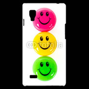 Coque LG Optimus L9 Smiley colorés 10