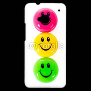 Coque HTC One Smiley colorés 10