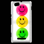 Coque Sony Xperia M Smiley colorés 10