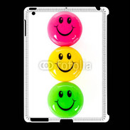 Coque iPad 2/3 Smiley colorés 10