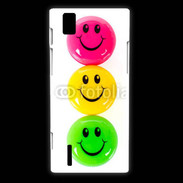 Coque Huawei Ascend P2 Smiley colorés 10