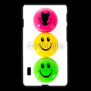 Coque LG L7 2 Smiley colorés 10