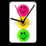 Grande pendule murale Smiley colorés 10