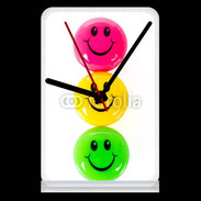 Pendule de bureau Smiley colorés 10