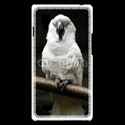 Coque LG Optimus L9 Parrot blanc 10