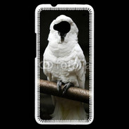 Coque HTC One Parrot blanc 10