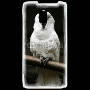 Coque LG P990 Parrot blanc 10