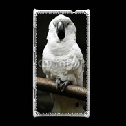 Coque Nokia Lumia 520 Parrot blanc 10
