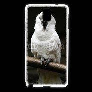 Coque Samsung Galaxy Note 3 Parrot blanc 10