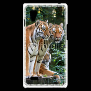 Coque LG Optimus L9 Famille de tigres