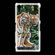 Coque Sony Xpéria Z1 Famille de tigres