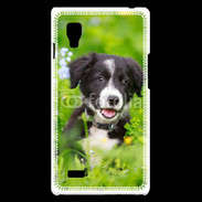 Coque LG Optimus L9 Chiot Border Collie 100