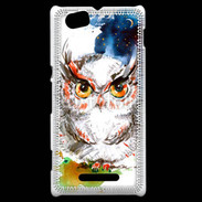 Coque Sony Xperia M Hibou en dessin 100