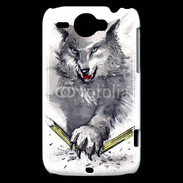 Coque HTC Wildfire G8 Loup en dessin 100
