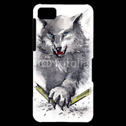 Coque Blackberry Z10 Loup en dessin 100